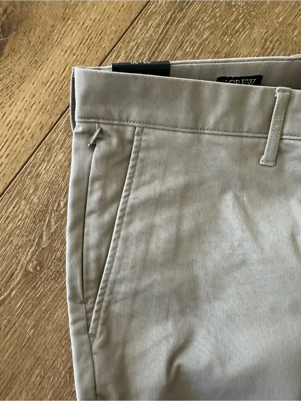 J. Crew Straight Chinos in Light Gray 33x30